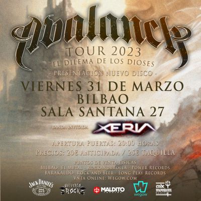 Xeria en Bilbao con Avalanch en marzo 2023